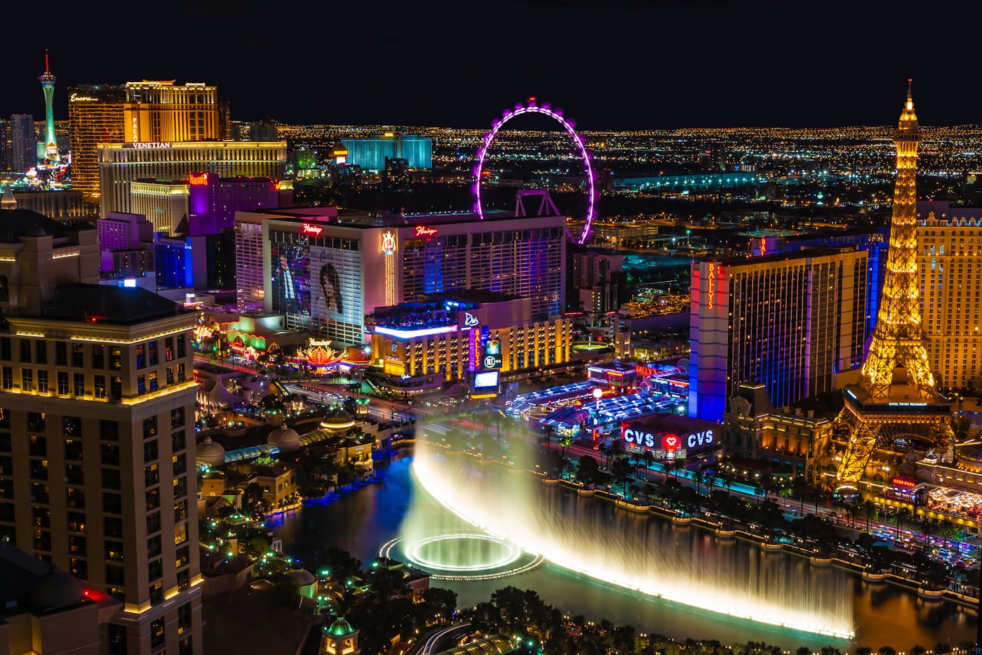 Downtown in Las Vegas